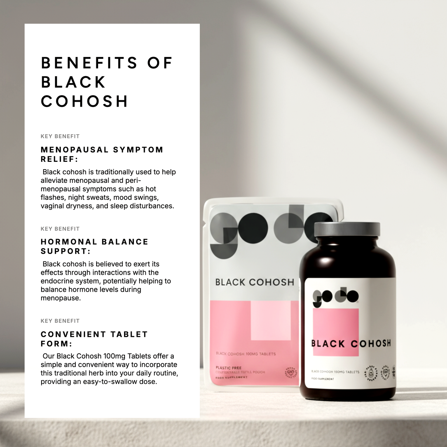 Black Cohosh 100mg Tablets