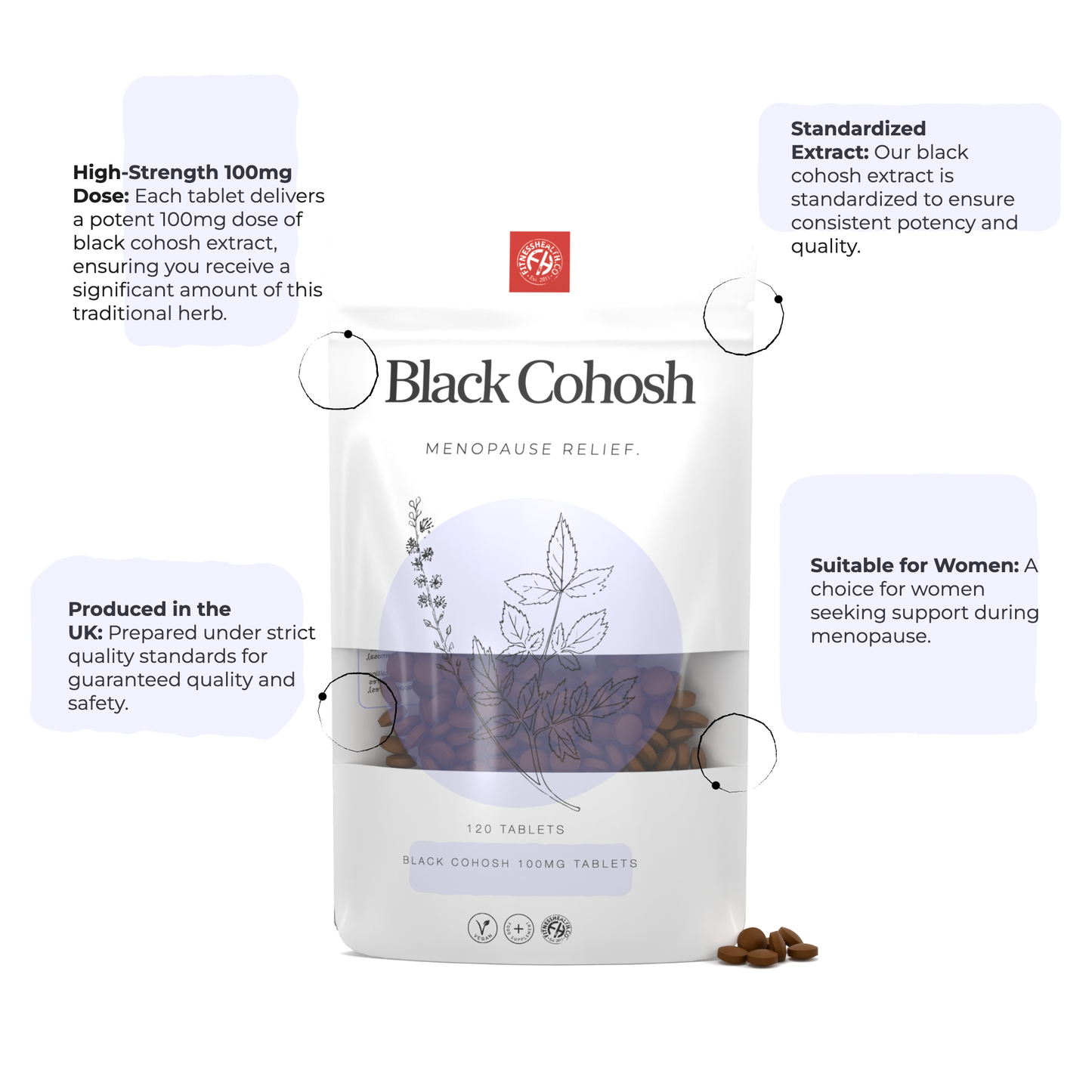 Black Cohosh 100mg Tablets