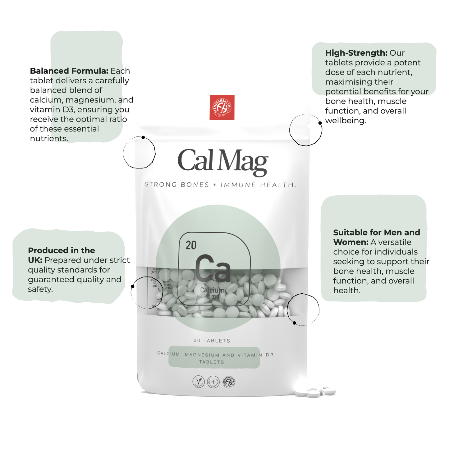 Calcium Magnesium & Vitamin D Tablets
