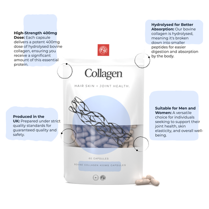 Bovine Collagen 400mg Capsules