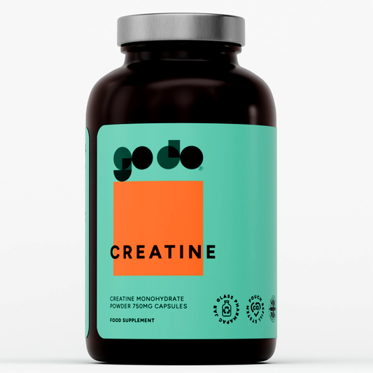 Creatine Monohydrate 750mg Capsules Vegan - Natural Performance Formula