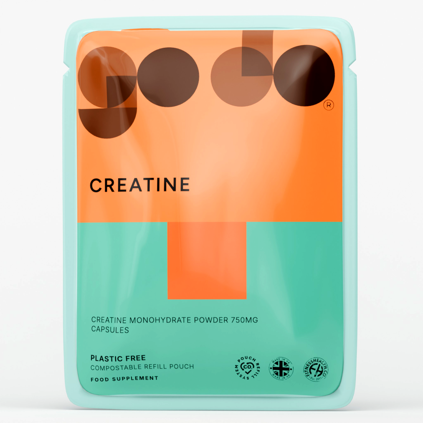 Cognitive Support Creatine Monohydrate 750mg Capsules Vegan - Natural Performance Formula
