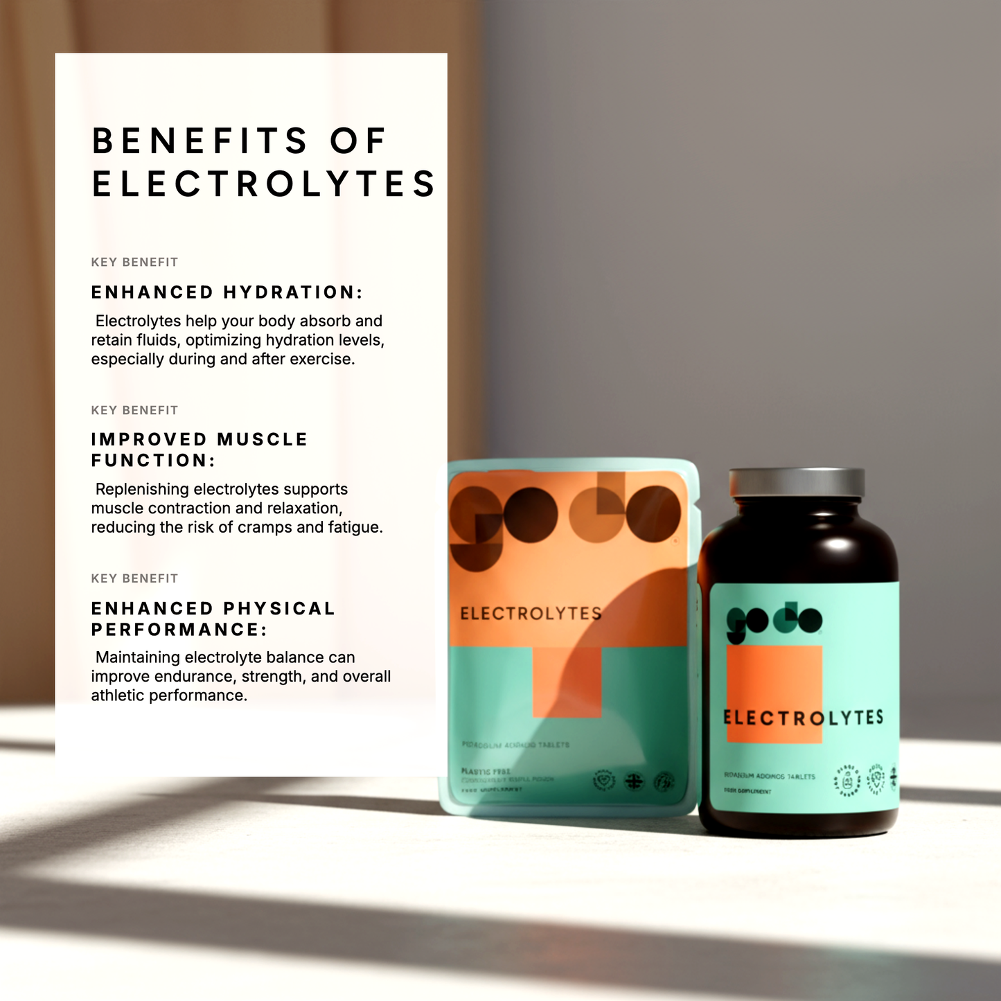 Electrolyte Potassium Tablets 400mcg Vegan Friendly Nervous System Support