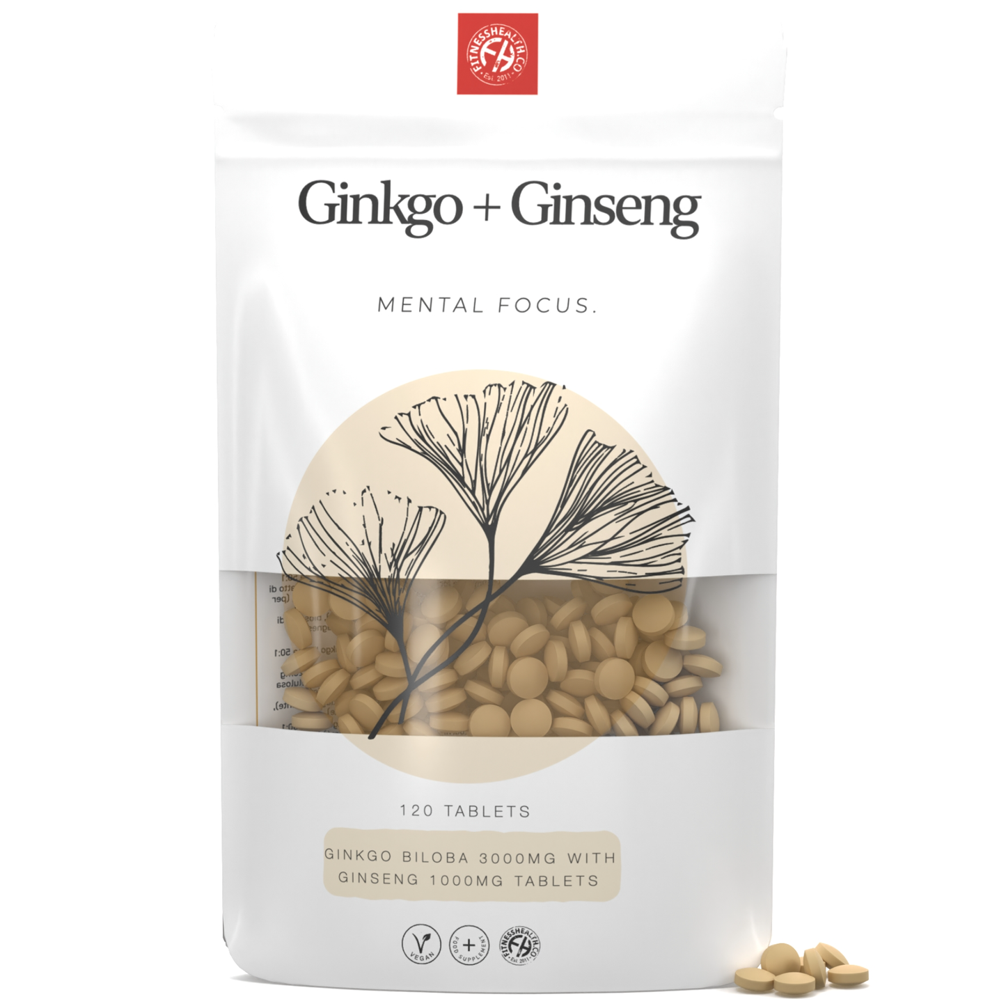 Ginkgo Biloba 3000mg with Ginseng 1000mg
