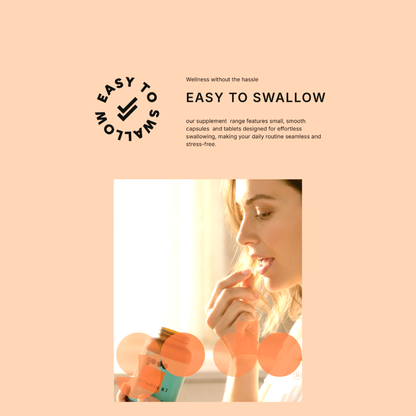 Cognitive & Energy Support - Ginkgo Biloba 3000mg with Ginseng 1000mg Tablets