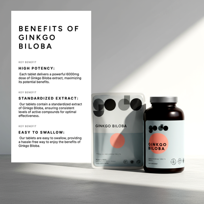 Ginkgo Biloba 6000mg tablets