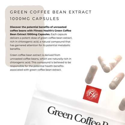 Green Coffee Bean Extract 1000mg  - Natural Weight Loss