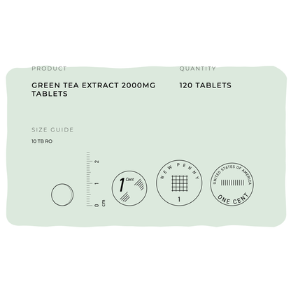 Green Tea Extract 2000mg High Strength Tablets