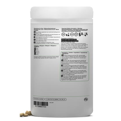 Green Tea Extract 2000mg High Strength Tablets