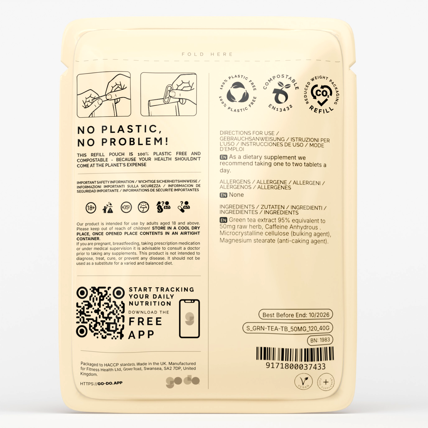 Green Tea Extract 50mg Tablets