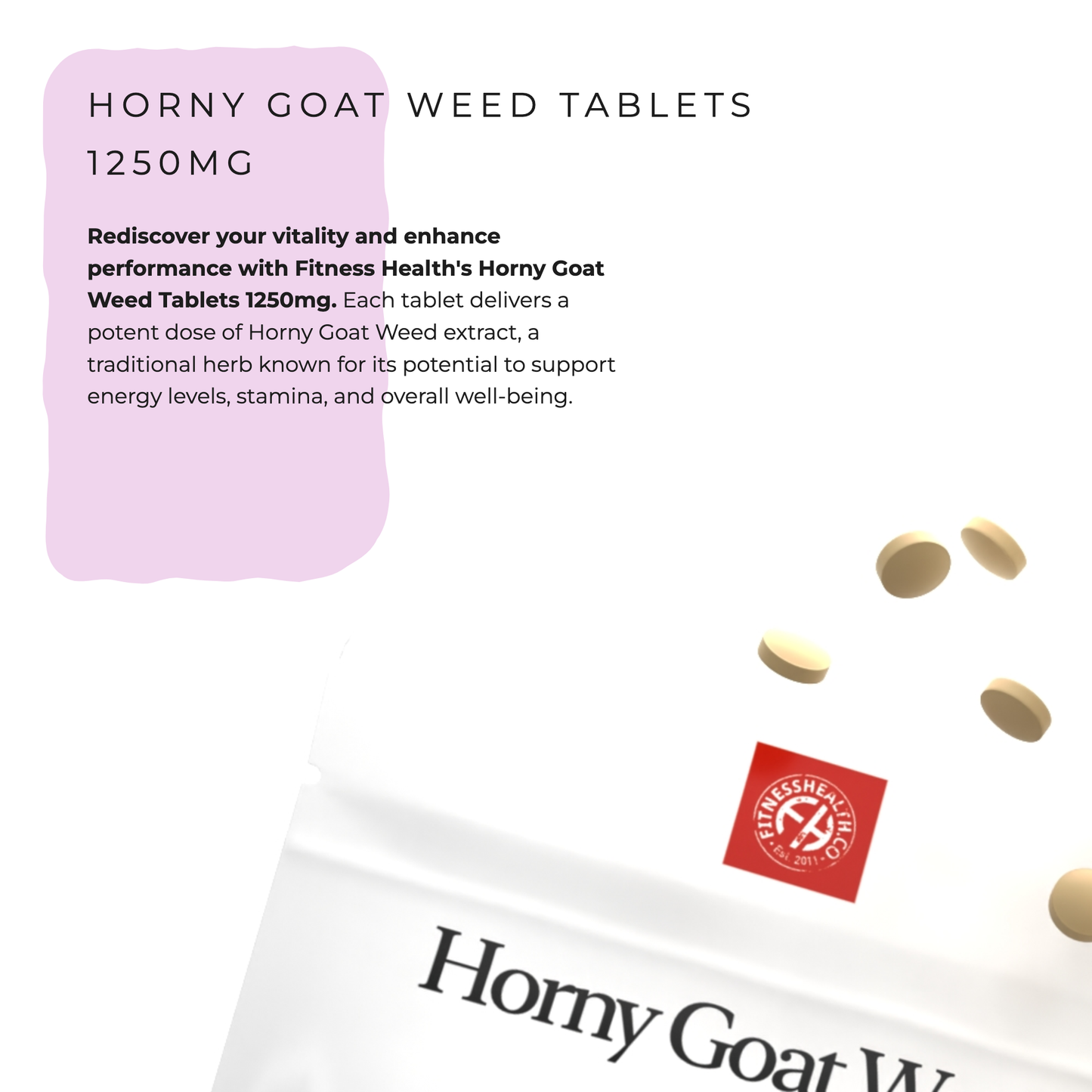 Horny Goat Weed Tablets 1250mg