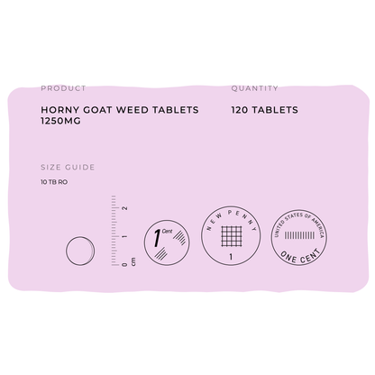 Horny Goat Weed Tablets 1250mg