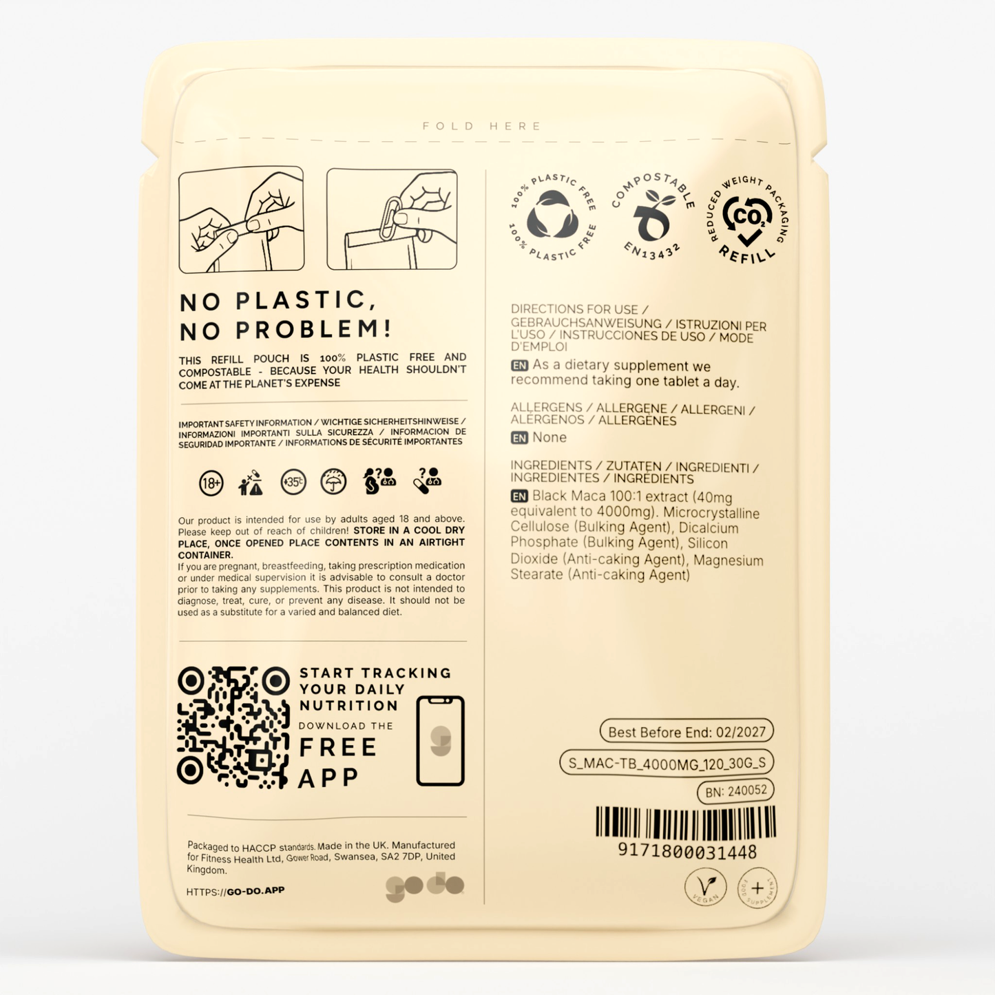 Maca Root Extract 4000mg Tablets