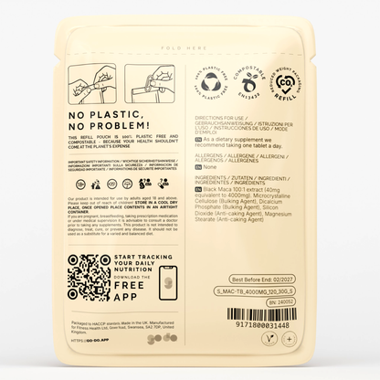 Maca Root Extract 4000mg Tablets