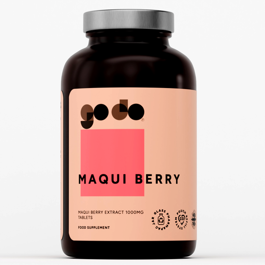 Antioxidant & Immune Support - Maqui Berry Extract 1000mg Tablets - UK Made Vegan