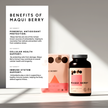 Antioxidant & Immune Support - Maqui Berry Extract 1000mg Tablets