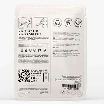 Detox Support - Milk Thistle Seed Extract 2000mg Tablets