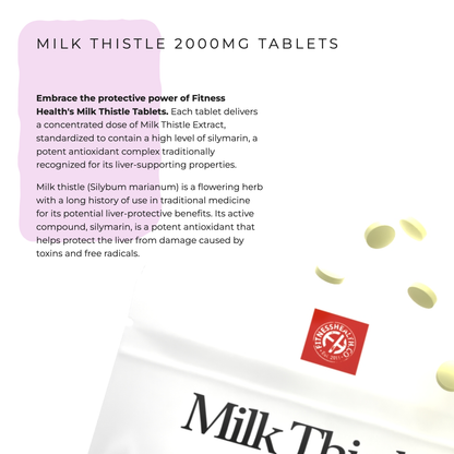 Milk Thistle Seed Extract 2000mg Tablets
