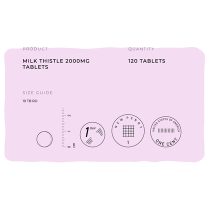 Milk Thistle Seed Extract 2000mg Tablets