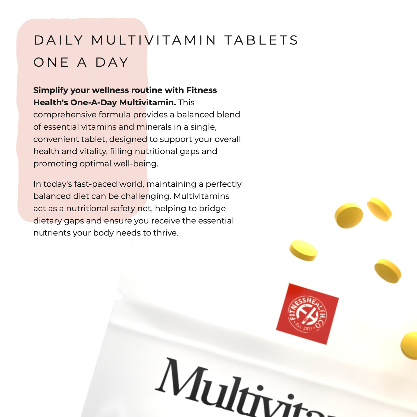 Multivitamins - all in one daily Multi vitamin