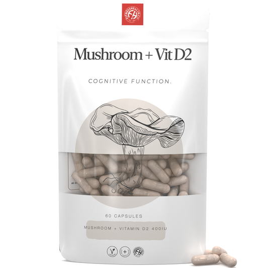 Organic Vegan Mushroom Vitamin D Capsules *HALF PRICE*