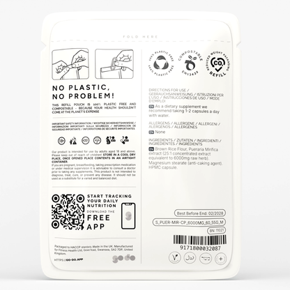 Women's Wellness Support - Pueraria Mirifica Extract 6000mg Capsules