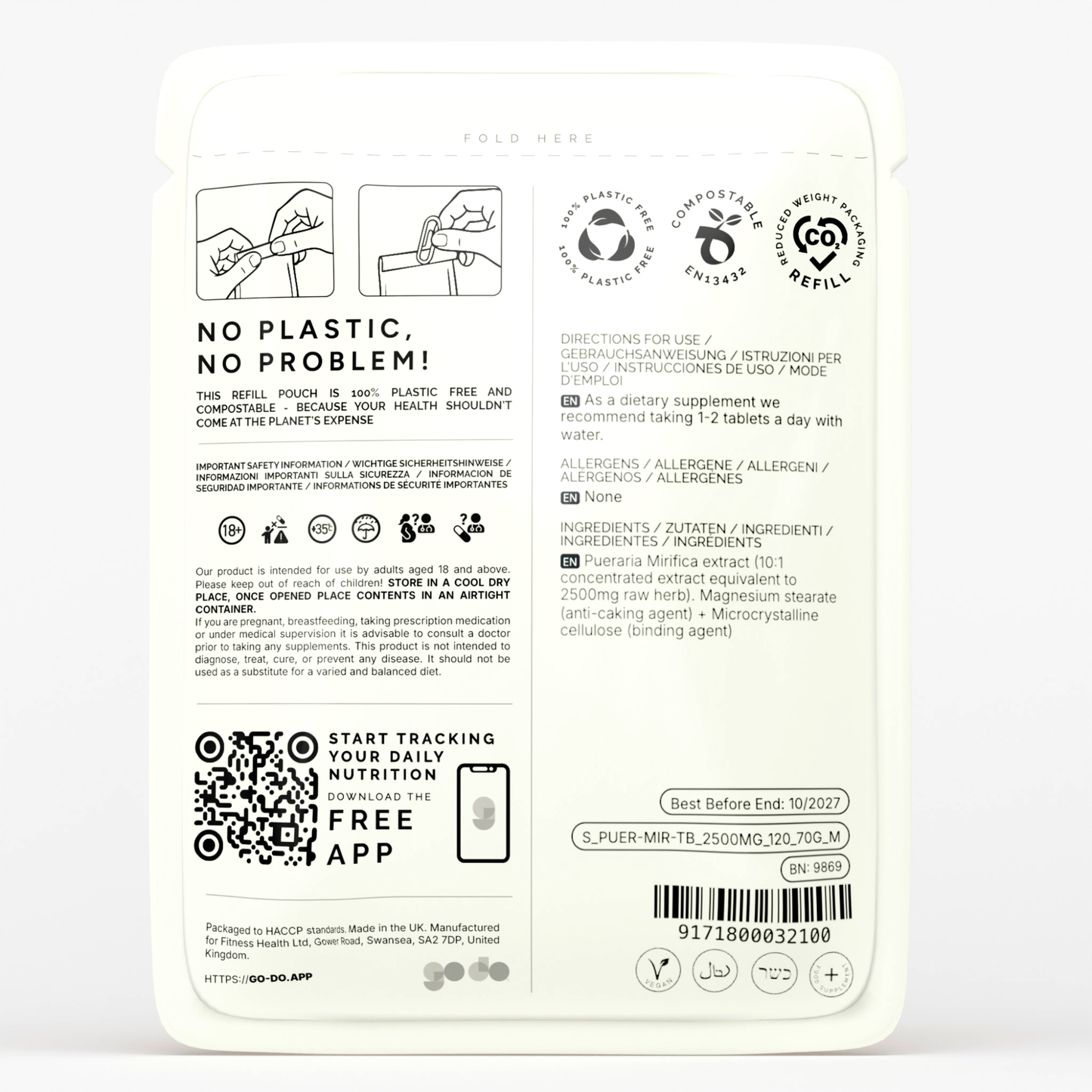 Women's Wellness Support - Pueraria Mirifica 2500mg Tablets