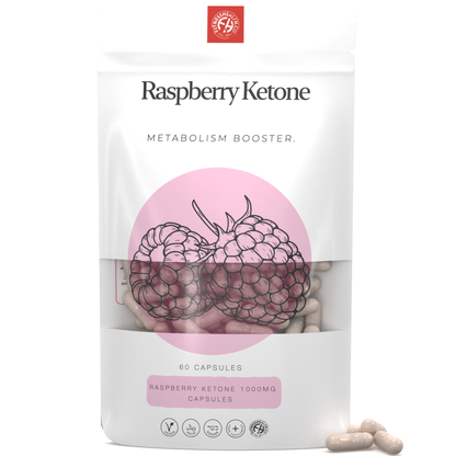 Raspberry Extract Capsule 1000mg (4% Ketones) Vegan