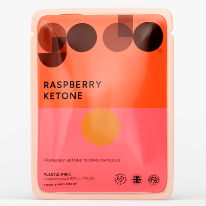 Digestive & Weight Management Support - Raspberry Extract Capsules 1000mg (4% Ketones)