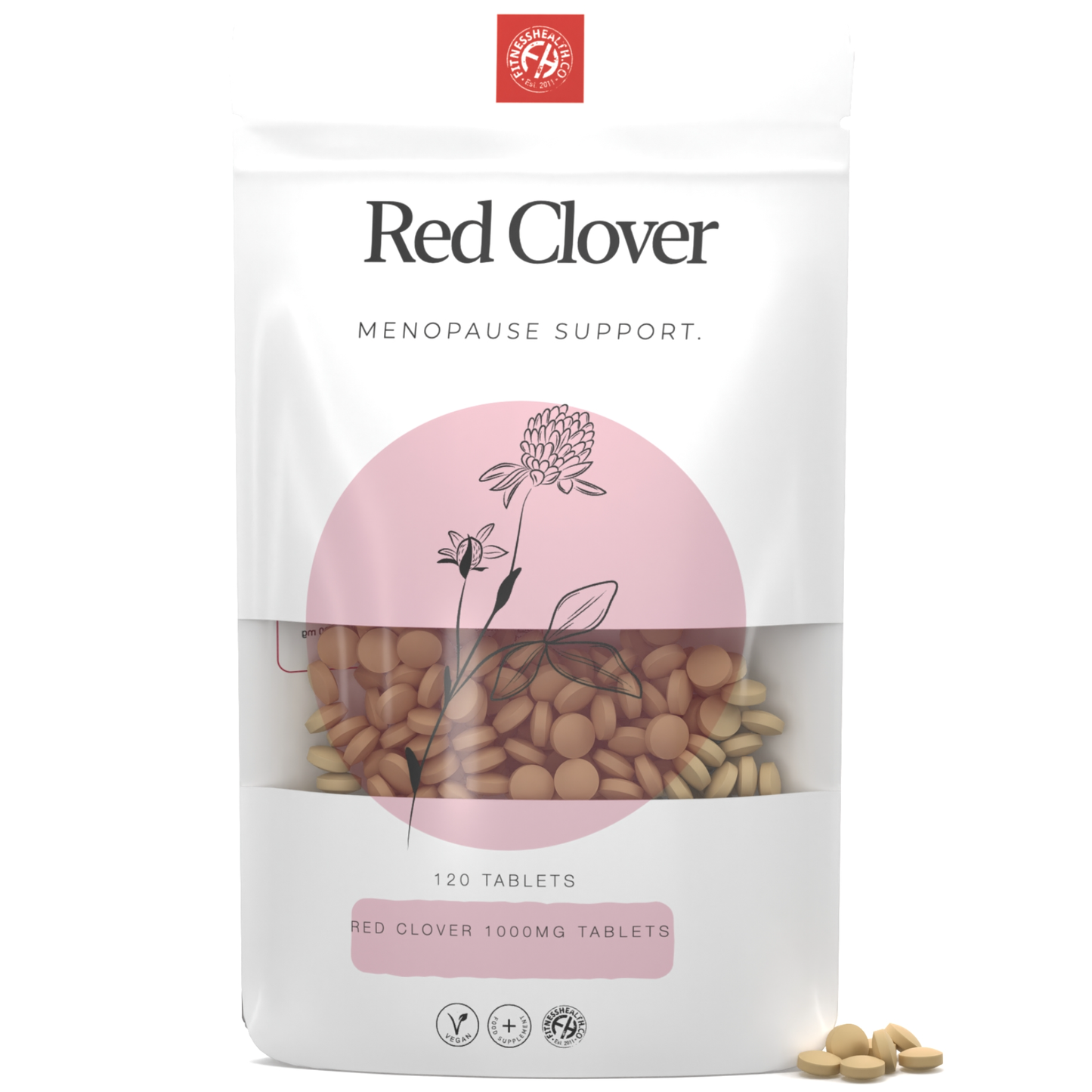 Red Clover Extract 1000mg Tablets Vegan