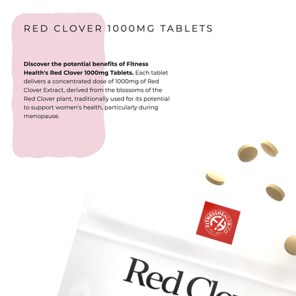 Red Clover Extract 1000mg Tablets Vegan