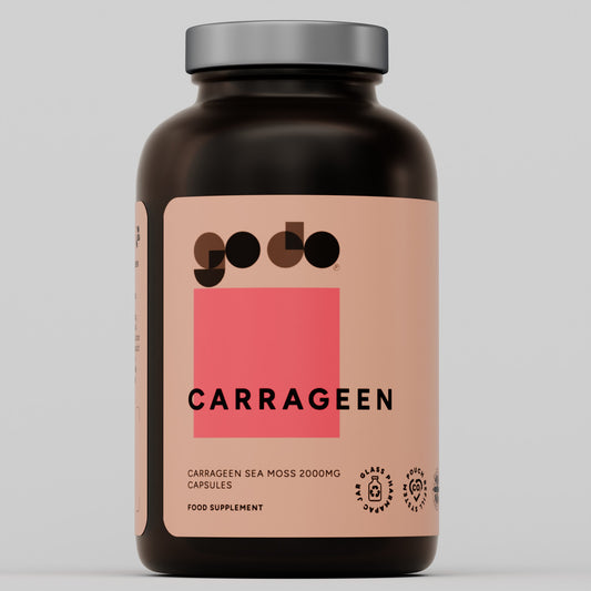 Nutritional & Thyroid Support - Carrageen Sea Moss 2000mg Capsules - UK Made Vegan