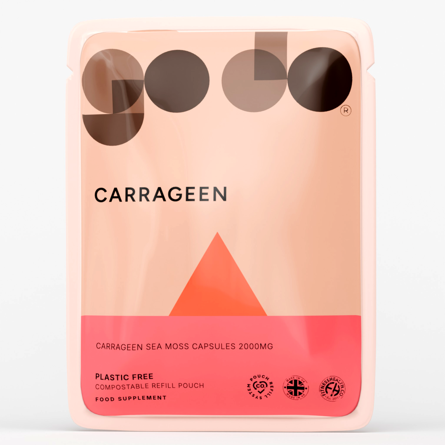 Nutritional & Thyroid Support - Carrageen Sea Moss 2000mg Capsules - UK Made Vegan