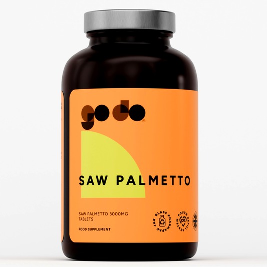 Prostate Health - Saw Palmetto Extract 3000mg Tablets - UK Made Vegan Supplement