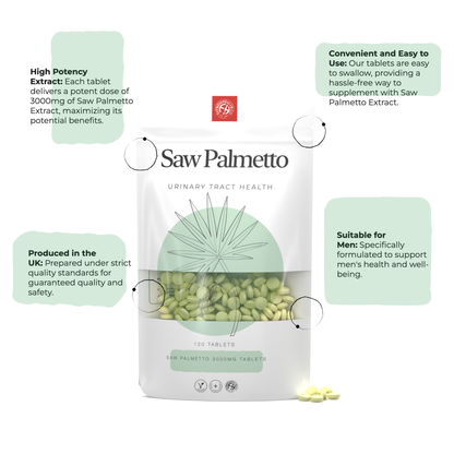 Saw Palmetto 3000mg Tablets Vegan