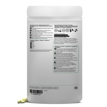 Saw Palmetto 3000mg Tablets Vegan