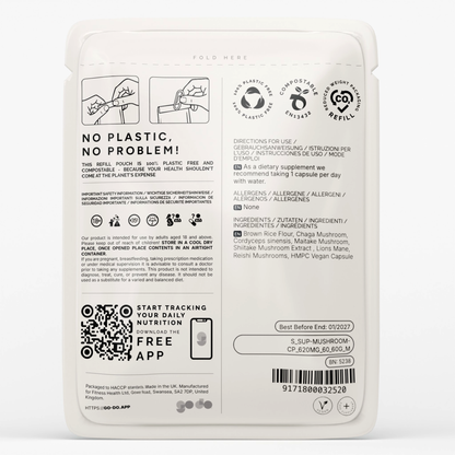 Super Mushroom Complex Capsules - Nootropic Blend