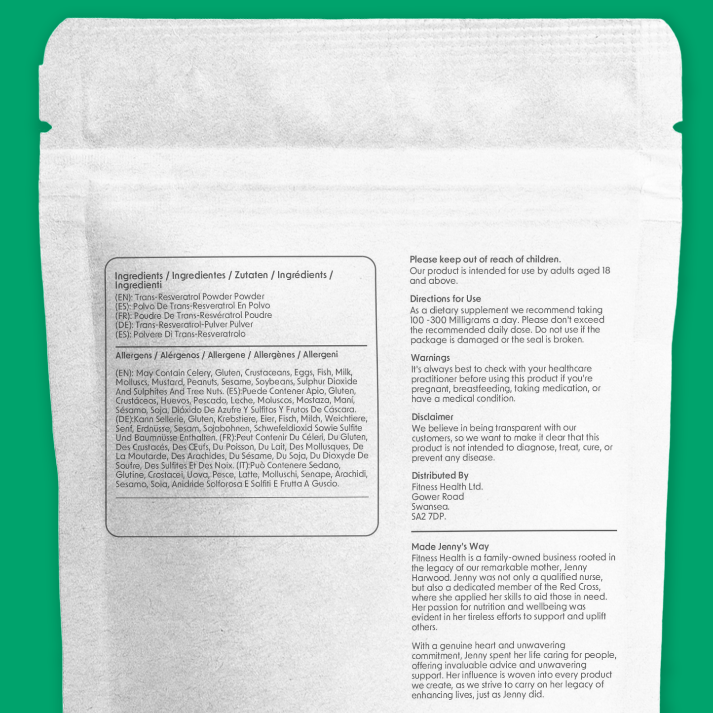 Trans-Resveratrol Powder