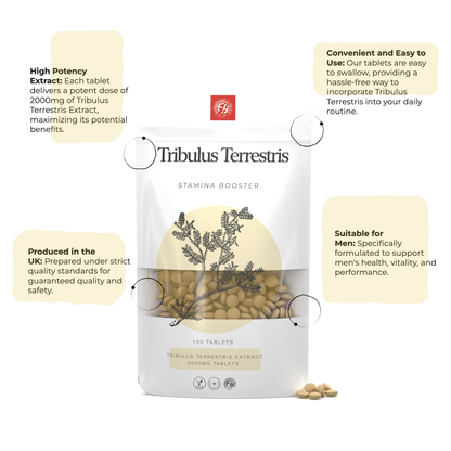 Tribulus Terrestris 2000mg Tablets Vegan