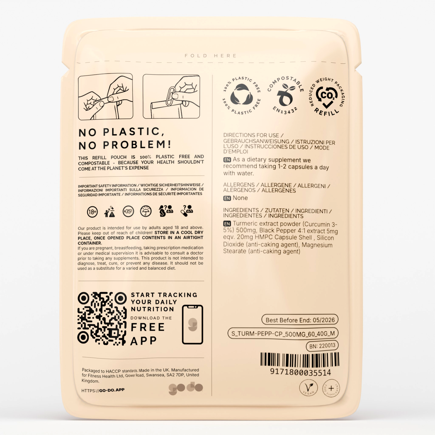 Turmeric Extract + Black Pepper Capsules