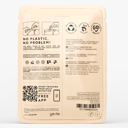 Turmeric Extract + Black Pepper Capsules