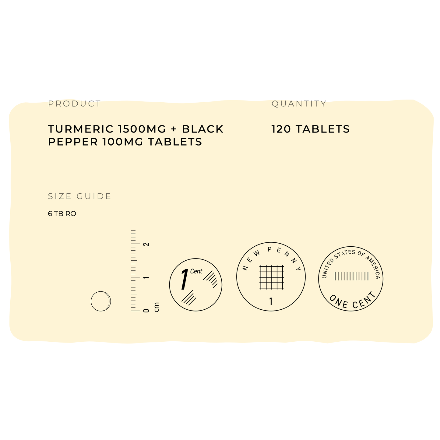 Turmeric and Black Pepper Tablets 1500mg