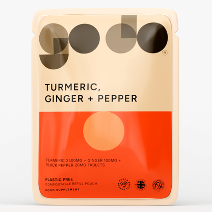 Turmeric Ginger and Black Pepper Tablets 2620mg - Antioxidant Support