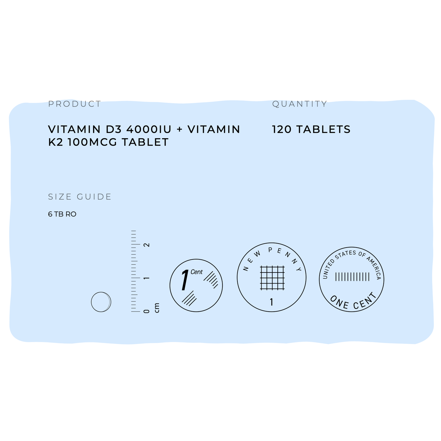 VITAMIN D3 4000iu &  K2 100mcg Tablet