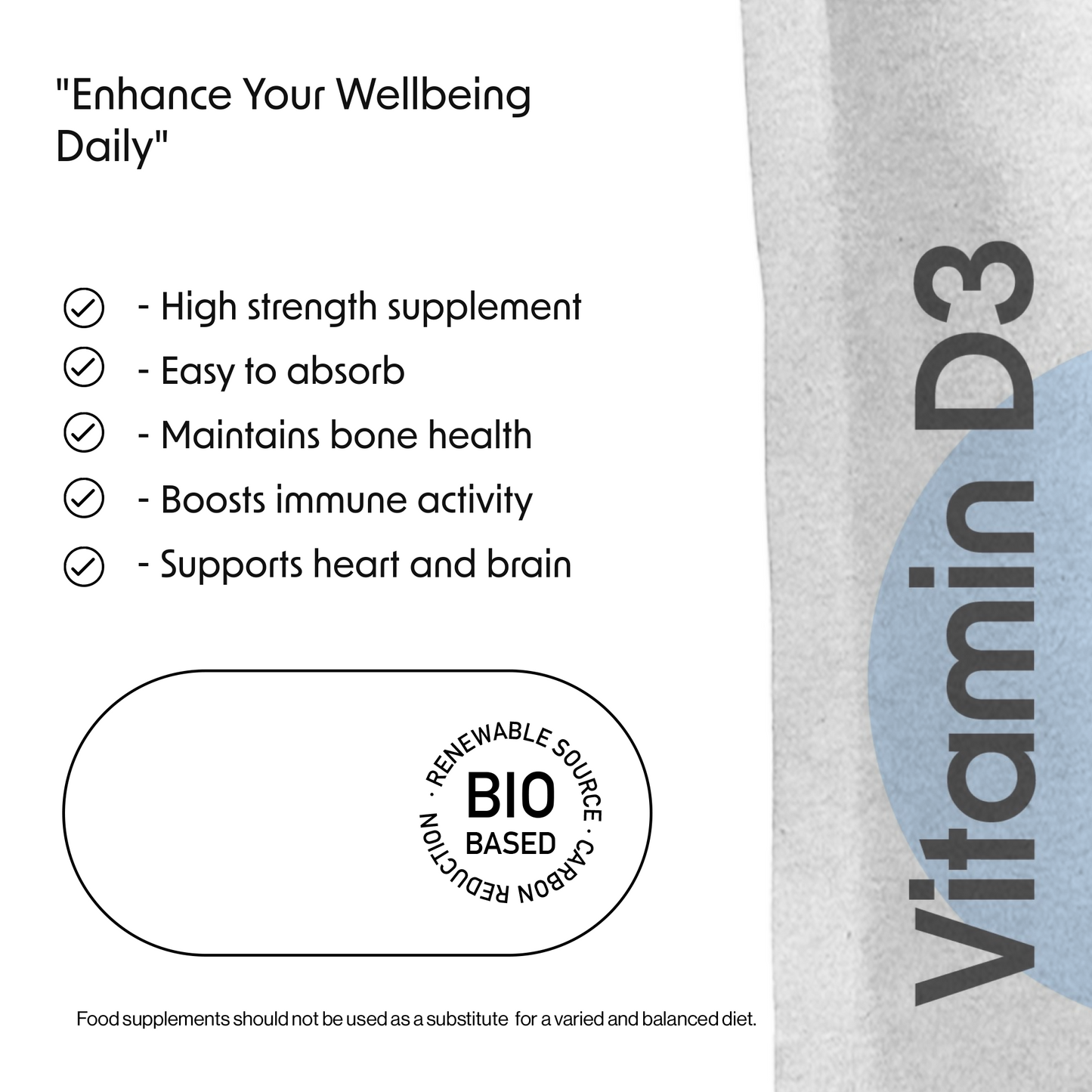 Vitamin D3 2500iu - High Strength Softgel Capsules