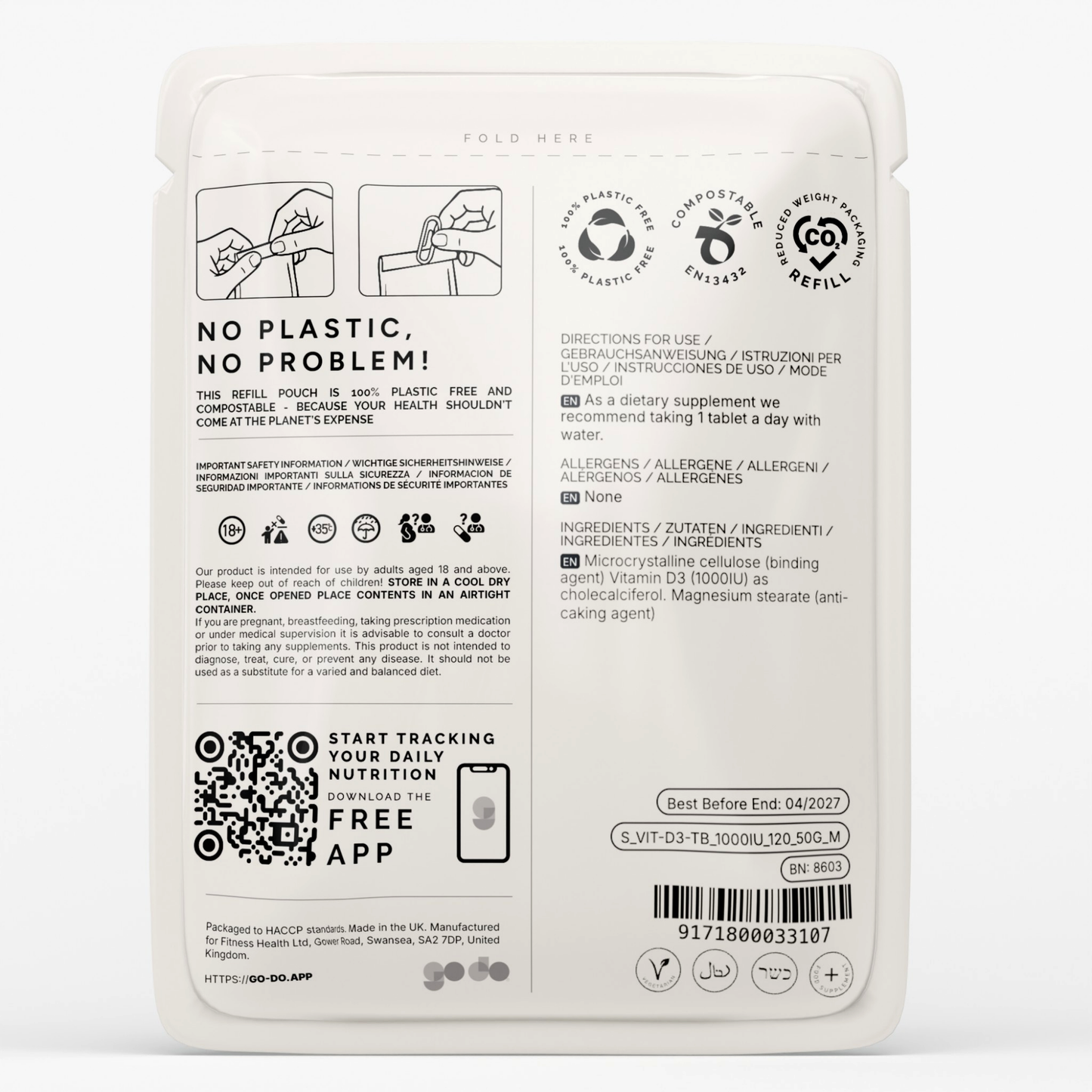 Vitamin D3 1000iu Tablets