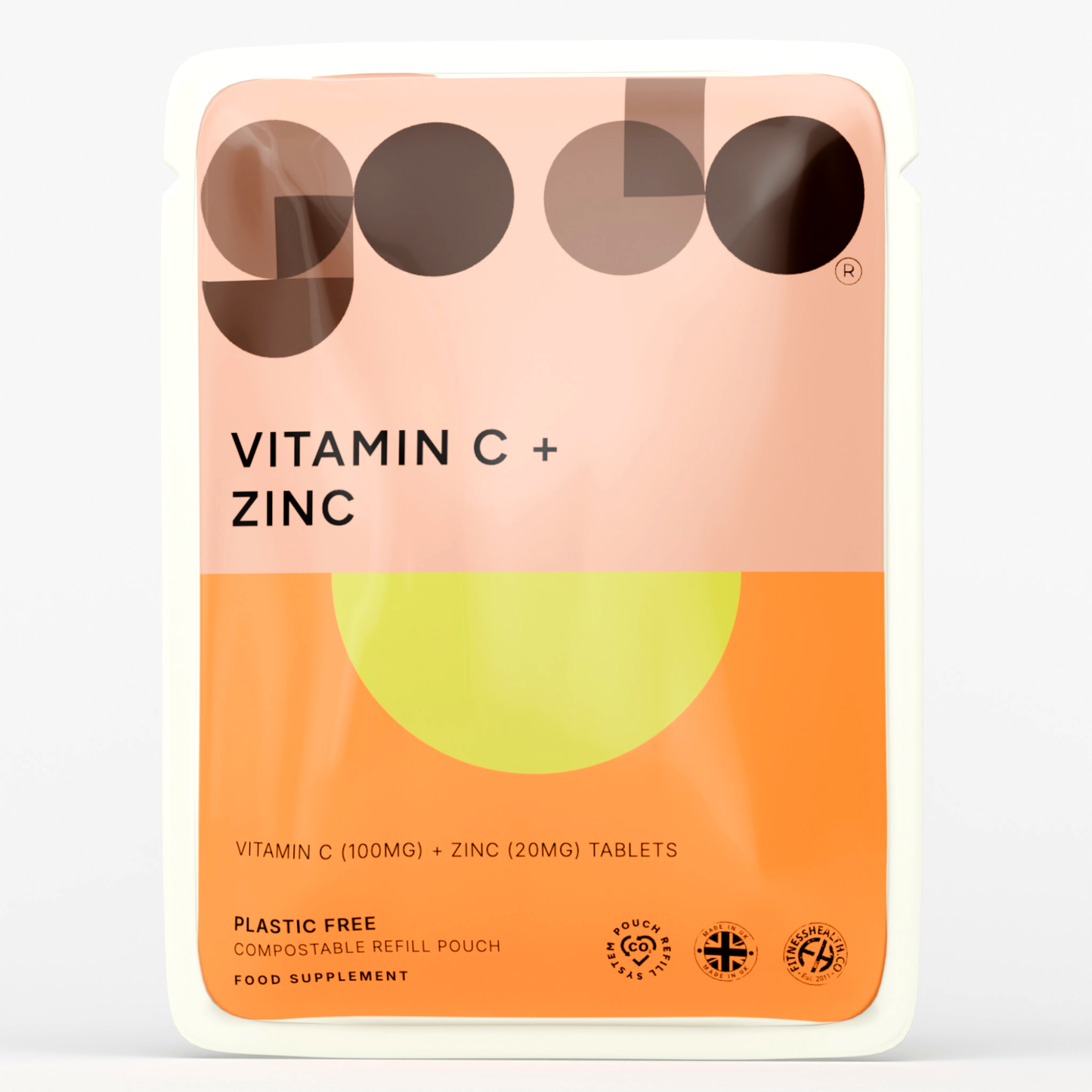 Vitamin C 100mg & Zinc 20mg - Natural Immune Boost Vegan