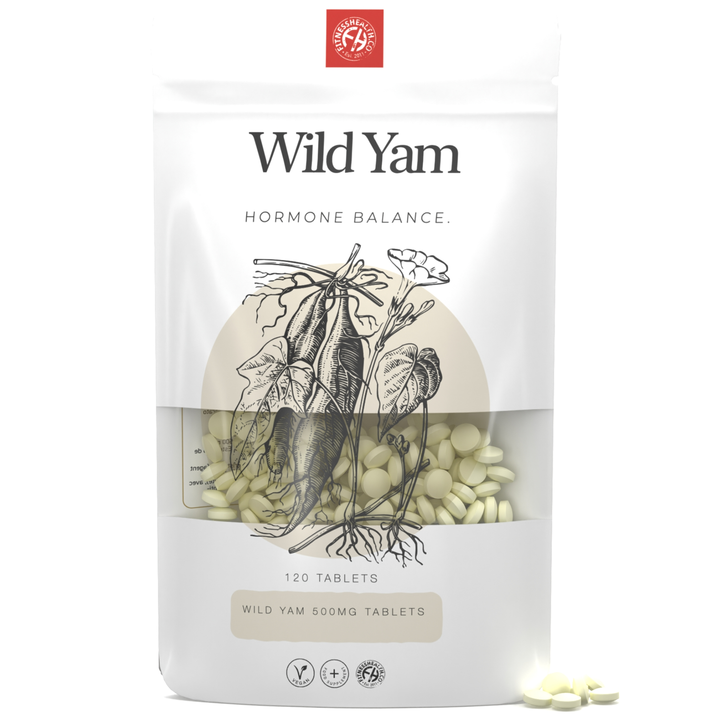 Wild Yam 500mg tablets