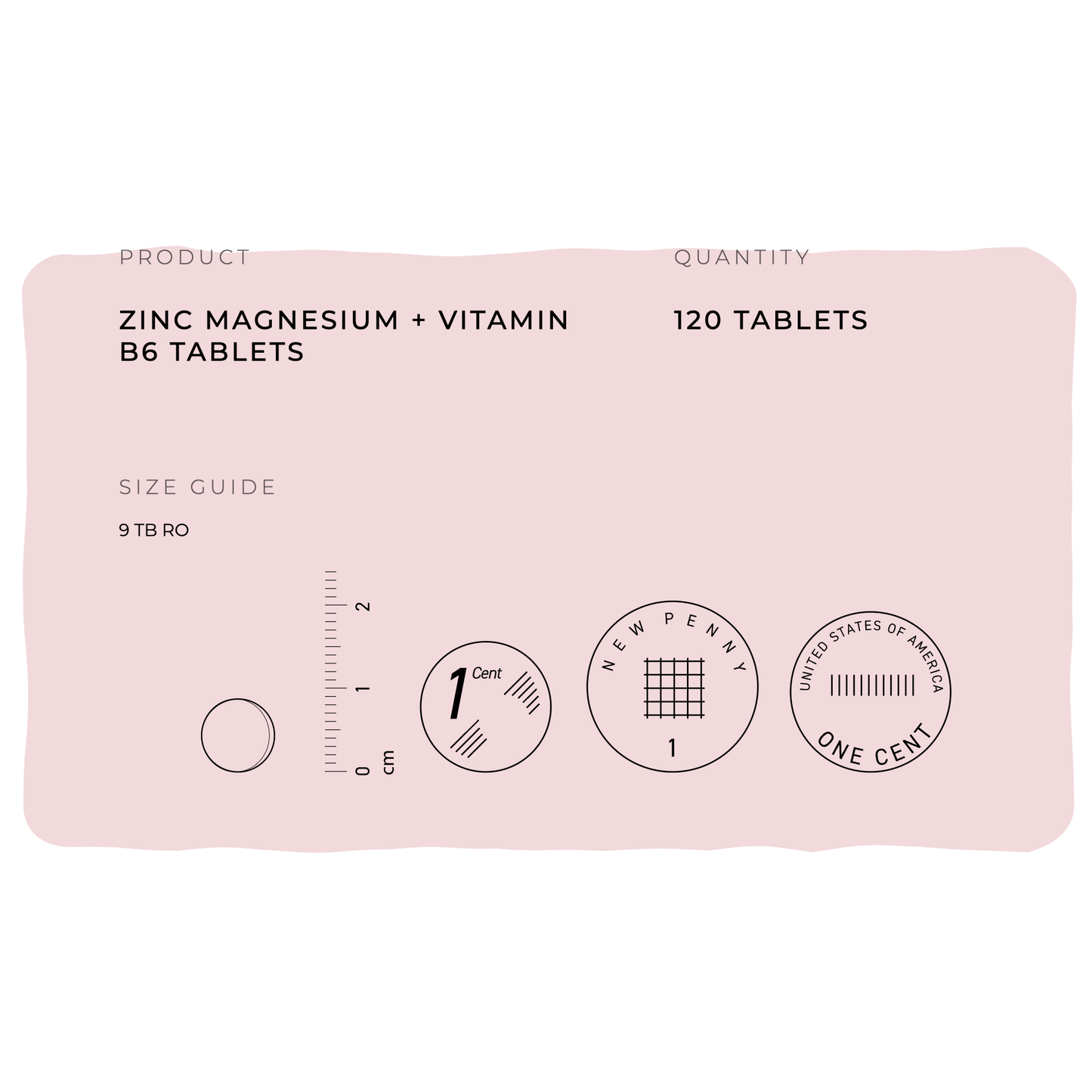 Zinc Magnesium & Vitamin B6 tablets