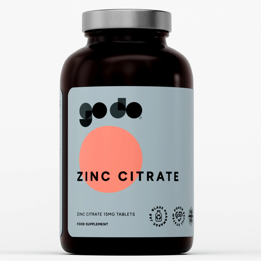 Zinc Citrate 15mg Tablets - Essential Mineral Formula